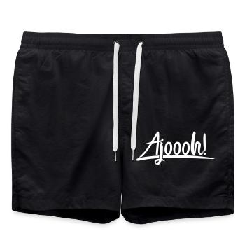 Ajoooh - Badeshorts - Schwarz - Vorne - AI Model Male 185 light (185cm)