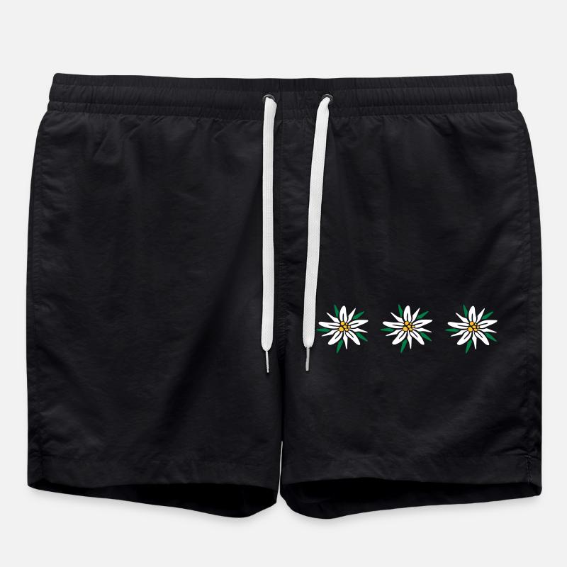 Edelweiss - Swim Trunks - black