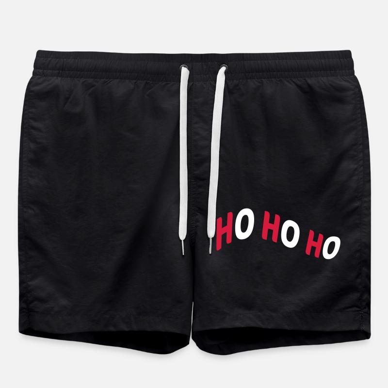 Rot weiss Ho - Badeshorts - Schwarz