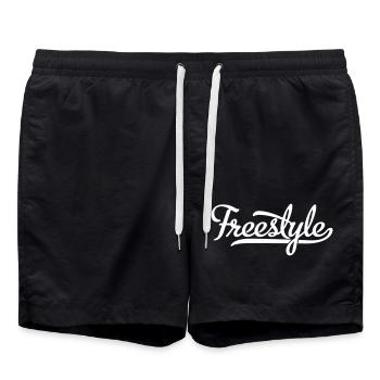 FREESTYLE - Short de bain - noir - Devant - AI Model Male 185 light (185cm)