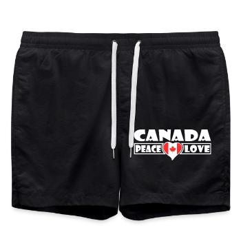 Canada - Swim Trunks - black - Front - AI Model Male 185 light (185cm)