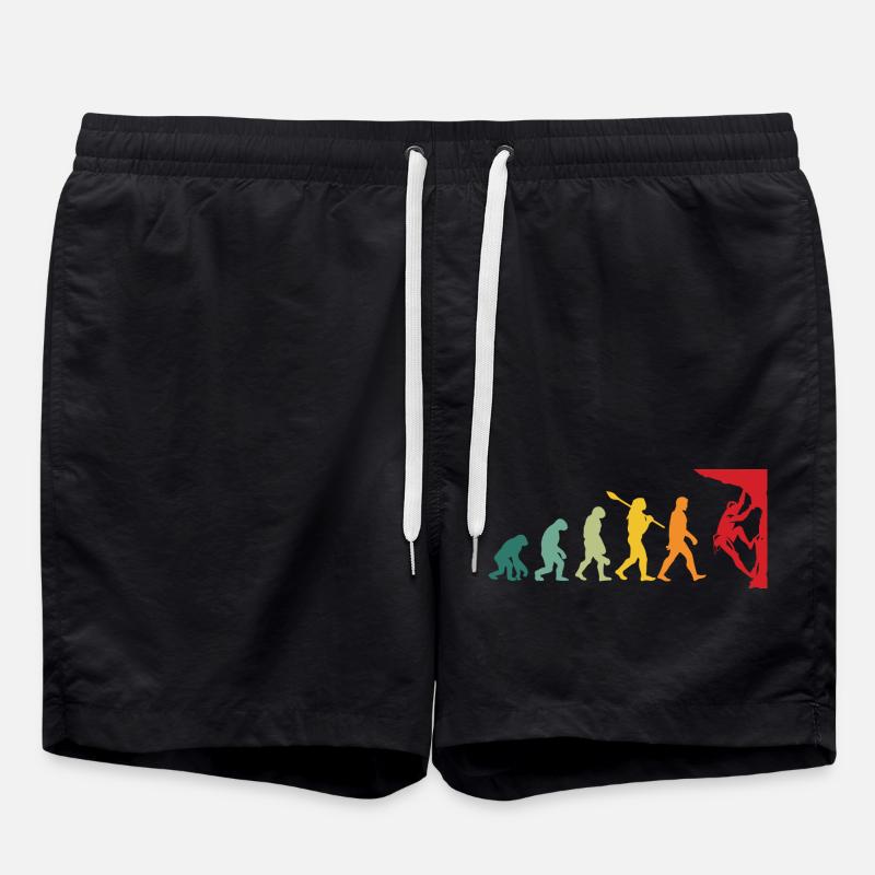 Climberevolutions Human Monkey Man Climber - Swim Trunks - black