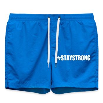 Stay strong - Badeshorts - Cobalt blue - Vorne