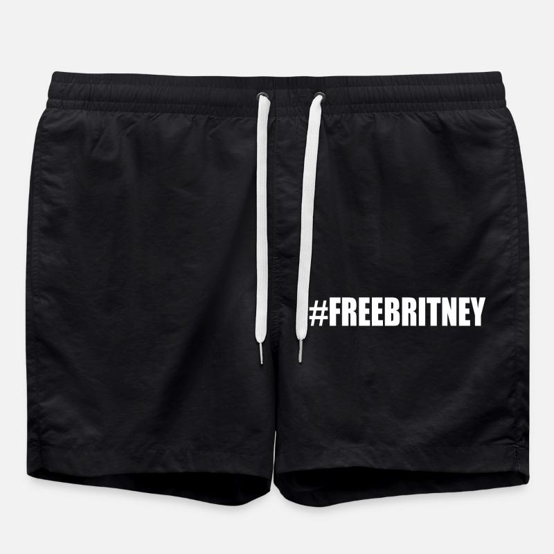 Free britney - Swim Trunks - black