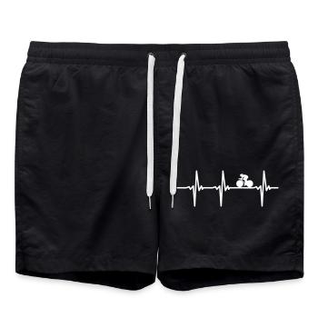Battements de coeur pour le cyclisme - Short de bain - noir - Devant - AI Model Male 185 light (185cm)