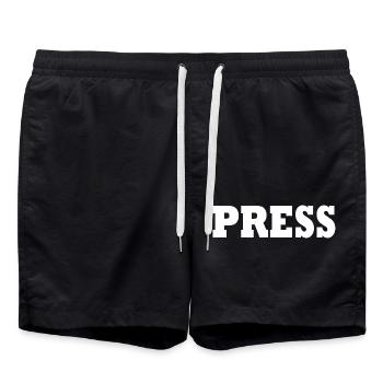 Press - Swim Trunks - black - Front - AI Model Male 185 light (185cm)