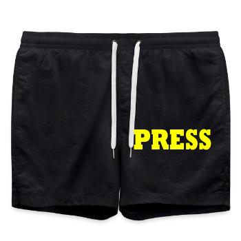 Presse - Short de bain - noir - Devant - AI Model Male 185 light (185cm)