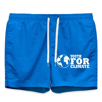 Youth for climate - Swim Trunks - cobalt blue - Front