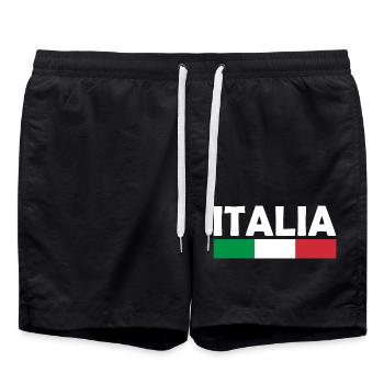 Italie - Short de bain - noir - Devant - AI Model Male 185 light (185cm)