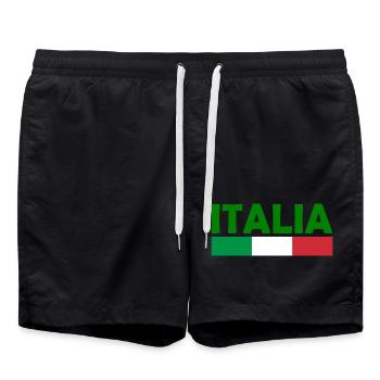 Italie - Short de bain - noir - Devant - AI Model Male 185 light (185cm)