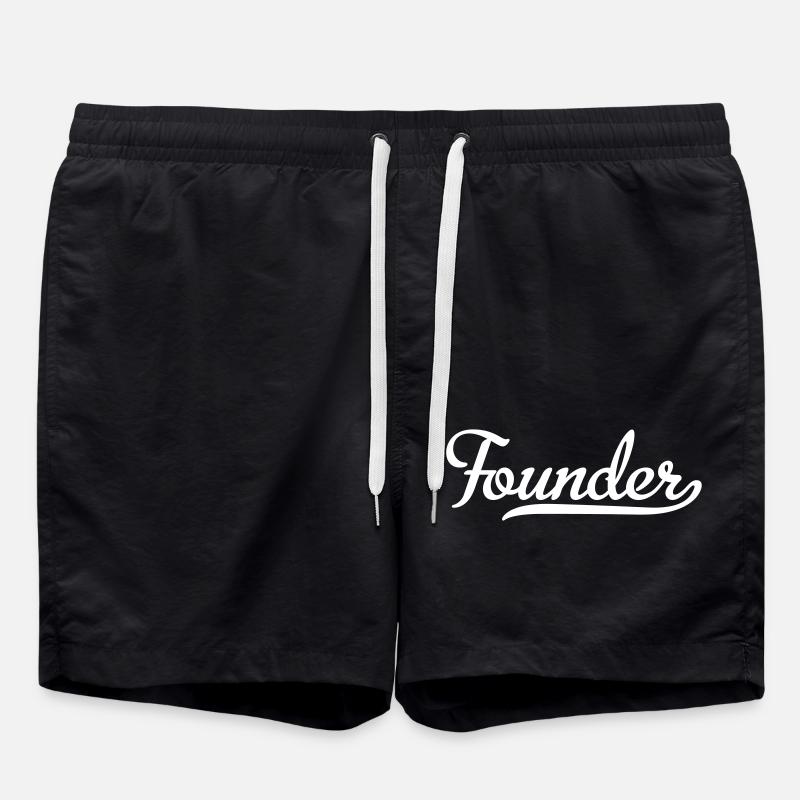 Gründer - Badeshorts - Schwarz