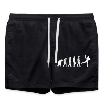 Handball Evolution Joueur de handball Équipe de joueurs de handball - Short de bain - noir - Devant - AI Model Male 185 light (185cm)