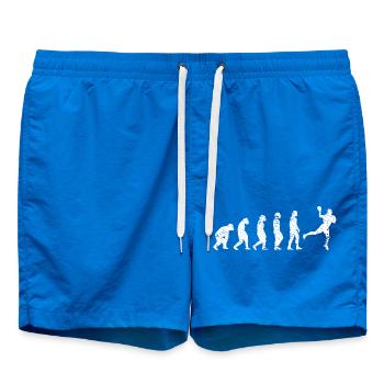 Handball Handballer Evolution Handballspieler Team - Badeshorts - Cobalt blue - Vorne