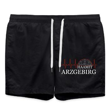 Haamit Arzgebirg - Badeshorts - Schwarz - Vorne - AI Model Male 185 light (185cm)
