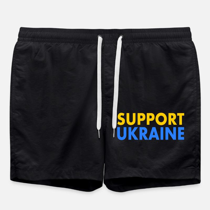Support ukraine - Badshorts - svart