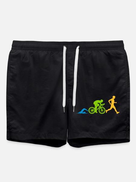 Compétition de triathlon sportif - Short de bain - noir