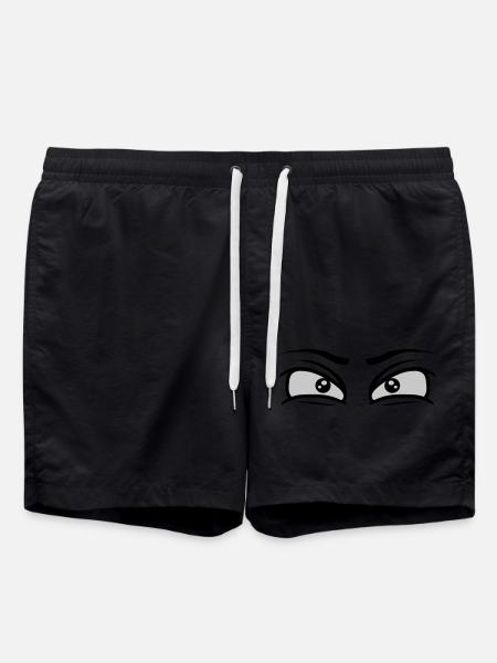 Willpower Determined eyes - Swim Trunks - black