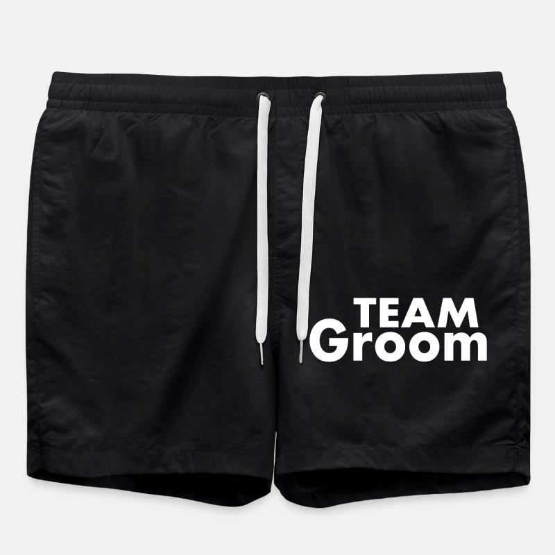 Team groom - Short de bain - noir