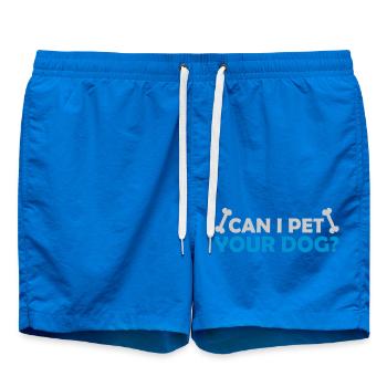 Caressez votre chien en disant - Short de bain - cobalt blue - Devant