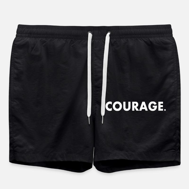 Courage - Short de bain - noir