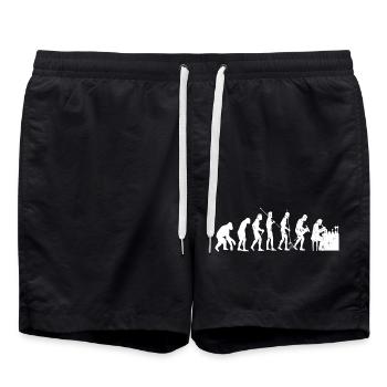 Chemistry Teacher Chemical Laboratory Technician Chemist Chemist - Swim Trunks - black - Front - AI Model Male 185 light (185cm)