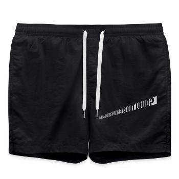 Roll My Eyes Out - Badeshorts - Schwarz - Vorne - AI Model Male 185 light (185cm)