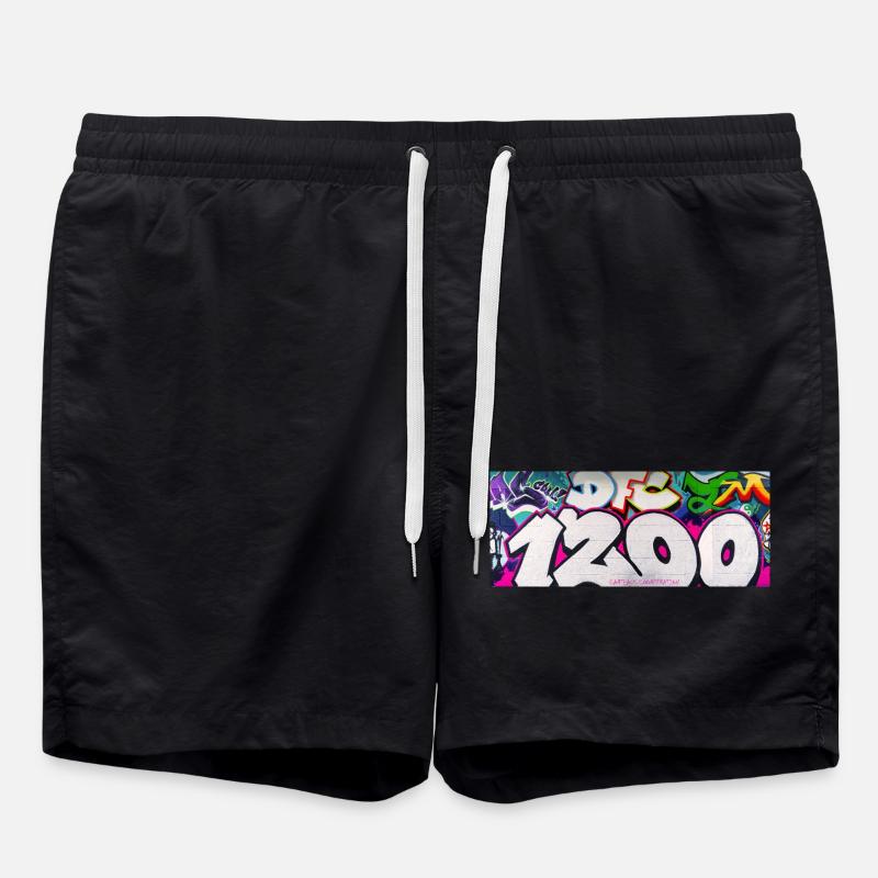 1200 GRAVITY EDIT_1 - Badeshorts - Schwarz