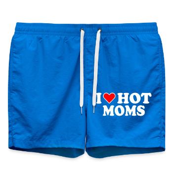 I love hot moms - Badeshorts - Cobalt blue - Vorne