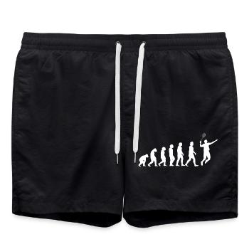 Badminton Badminton Badminton Fan Badminton Player - Swim Trunks - black - Front - AI Model Male 185 light (185cm)