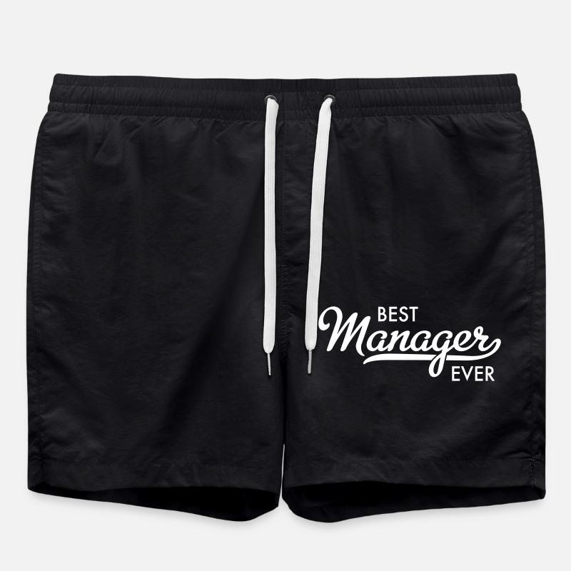 best manager - Swim Trunks - black