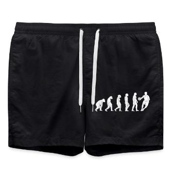 Club de basket-ball Amateurs de basket-ball Joueurs de basket-ball - Short de bain - noir - Devant - AI Model Male 185 light (185cm)