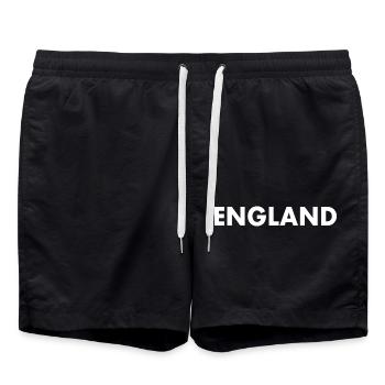 England - Swim Trunks - black - Front - AI Model Male 185 light (185cm)