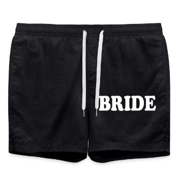 Bride - Swim Trunks - black - Front - AI Model Male 185 light (185cm)