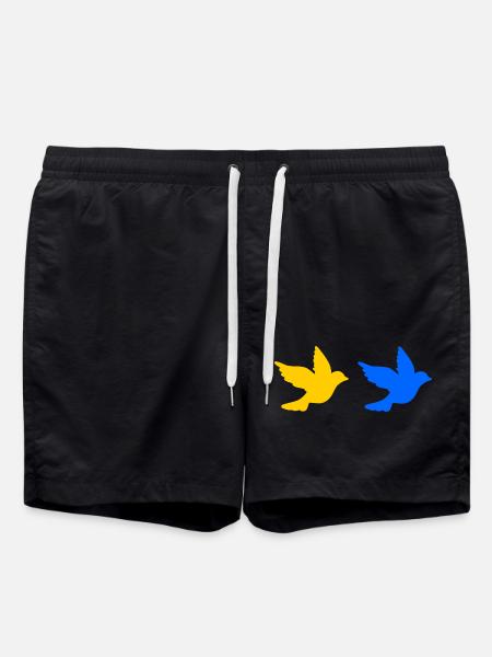 Ukraine - Swim Trunks - black