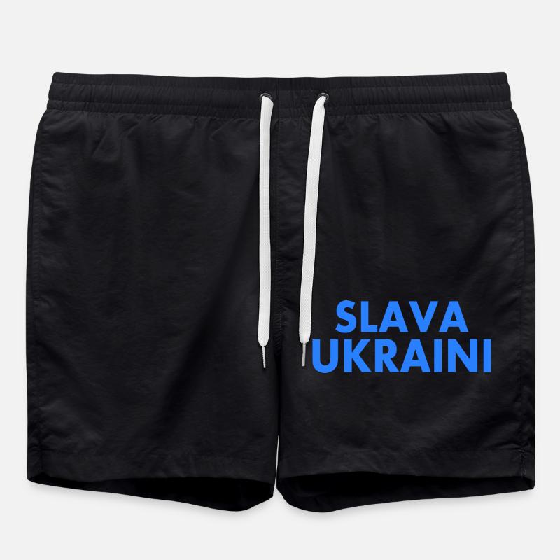 Ukraine - Swim Trunks - black