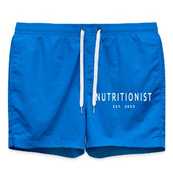 Nutritionist Est. 2023 Graduated Nutritionist Gift - Swim Trunks - cobalt blue - Front