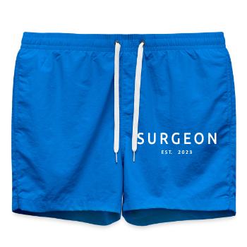 Chirurgien Est. 2023 Étudiant diplômé en médecine chirurgienne - Short de bain - cobalt blue - Devant
