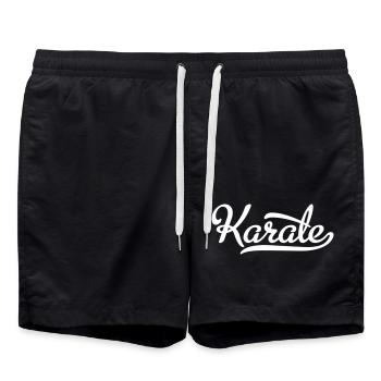 Karaté - Short de bain - noir - Devant - AI Model Male 185 light (185cm)