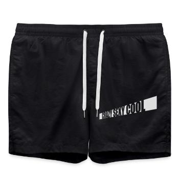 design cool sexy fou - Short de bain - noir - Devant - AI Model Male 185 light (185cm)