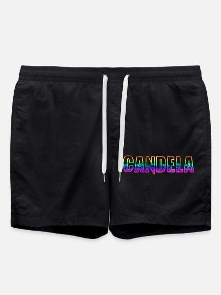 candela rs rainbow - Swim Trunks - black