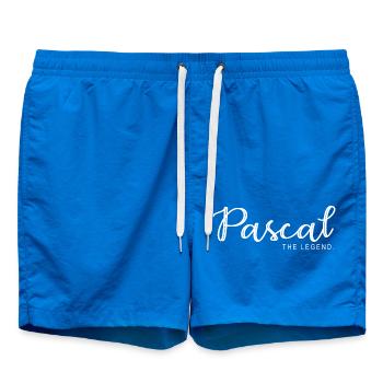 Pascal the legend Cadeau T shirt pascal - Short de bain - cobalt blue - Devant