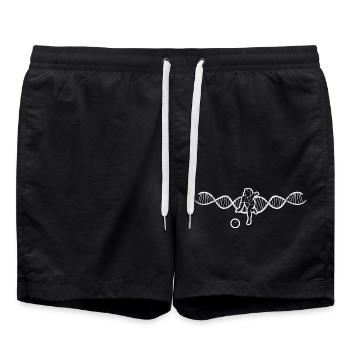 Bowling Kegel Bowler Bowlingkugel Kegeln Geschenk - Badeshorts - Schwarz - Vorne - AI Model Male 185 light (185cm)