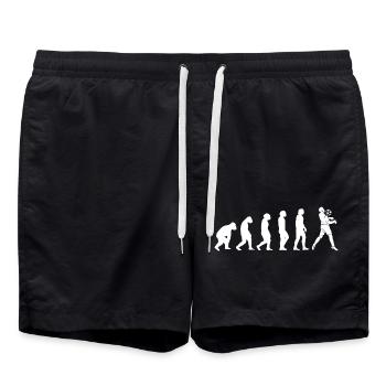 Football Football coach Football player Footballer - Swim Trunks - black - Front - AI Model Male 185 light (185cm)