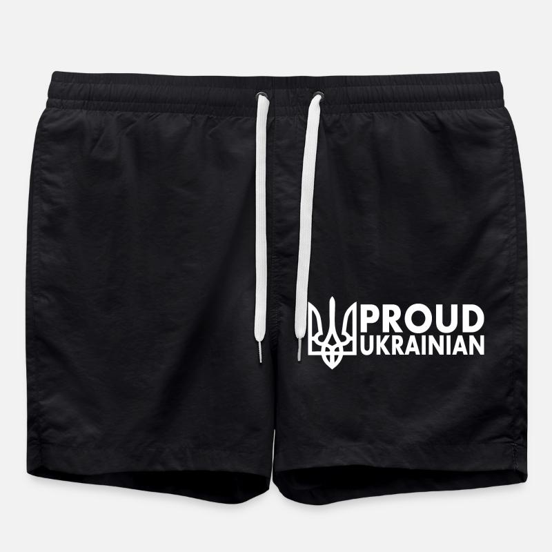 Proud ukrainian ukraine - Short de bain - noir