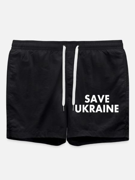 Save ukraine - Swim Trunks - black