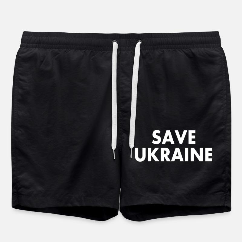 Save ukraine - Swim Trunks - black
