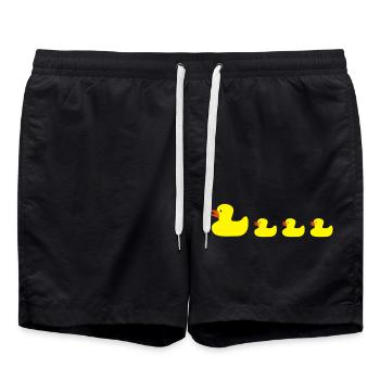 Duck - Swim Trunks - black - Front - AI Model Male 185 light (185cm)