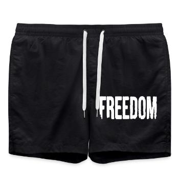 Freedom - Badeshorts - Schwarz - Vorne - AI Model Male 185 light (185cm)