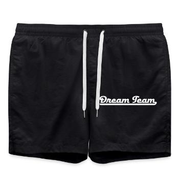 Dream Team - Badeshorts - Schwarz - Vorne - AI Model Male 185 light (185cm)
