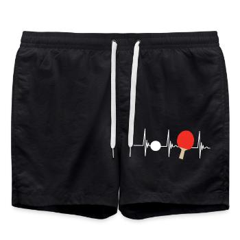 Joueurs de tennis de table Bâtons de tennis de table - Short de bain - noir - Devant - AI Model Male 185 light (185cm)